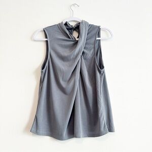 Green Envelope | NWT Gray Super Soft High Neck Tank Top Size S